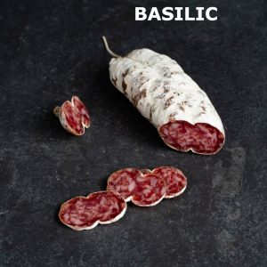 Saucisson au basilic